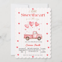 A  Little Sweetheart truck Baby Shower 
