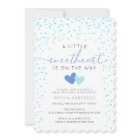 A Little Sweetheart Valentine Baby Shower Invite