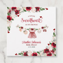 A Little Sweetheart Valentine Girl Baby Shower 
