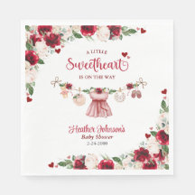 A Little Sweetheart Valentine Girl Baby Shower 