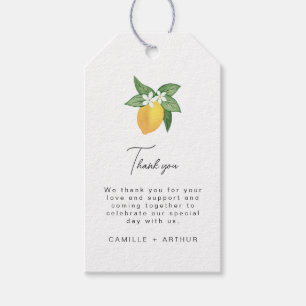 A little sweetie Baby Shower Citrus Gift Tags