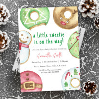 A little sweetie is on the way Winter Baby Shower