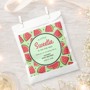 A Little Sweetie Watermelon Baby Shower Thank You Favour Bags