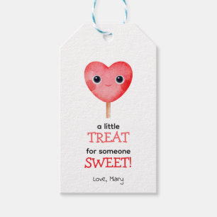 A little treat for someone sweet Valentine's heart Gift Tags