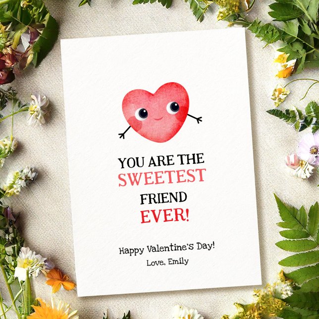 A little treat for someone sweet Valentine's heart Holiday Card (Creator Uploaded)