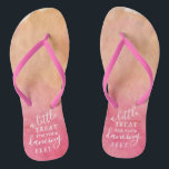 A Little Treat For Your Dancing Feet- Tropical Jandals<br><div class="desc">Celebrate in style with these trendy wedding flip flops. This design is easy to personalise with your own wording and your guests will be thrilled when they receive these fabulous party favours.</div>