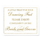 A Little Treat For Your Dancing Feet Wedding Sign