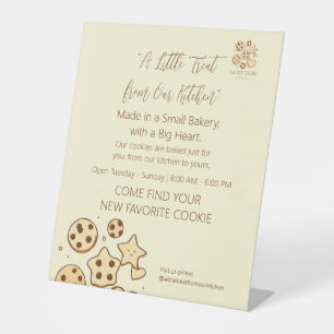 A Little Treat from Our Kitchen Pedestal Sign
