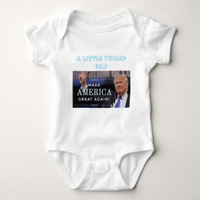 A little Trump fan baby bodysuit (Front)