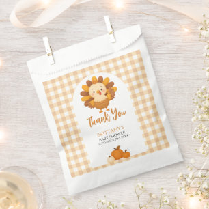 A Little Turkey Baby Shower Thanksgiving Favour Bags