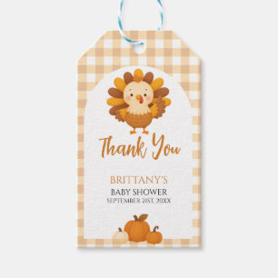 A Little Turkey Baby Shower Thanksgiving Gift Tags