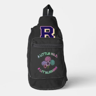 A Little Wild A Lot Blooming Floral Aesthetic Sling Bag