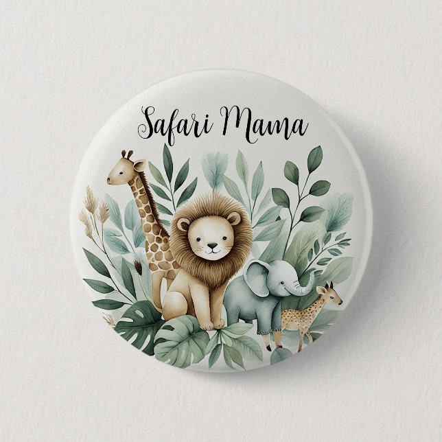 A Little Wild One  6 Cm Round Badge (Front)
