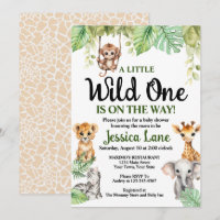 A Little Wild One Baby Shower