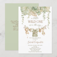 A Little Wild One is on the Way Safari Baby Shower