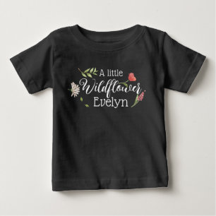 a little wildflower baby girl  T-Shirt