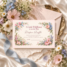 A Little Wildflower Baby Shower Diaper Raffle