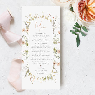 A Little Wildflower Boho Bee Girl Baby Shower Menu