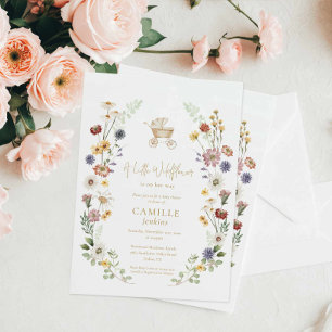 A Little Wildflower  Invitation