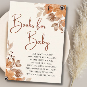 A Little Wildflower is on The Way Girl Baby Shower Enclosure Card
