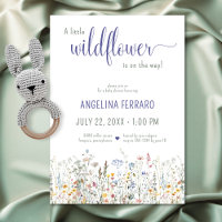 A Little Wildflower Nature Baby Shower