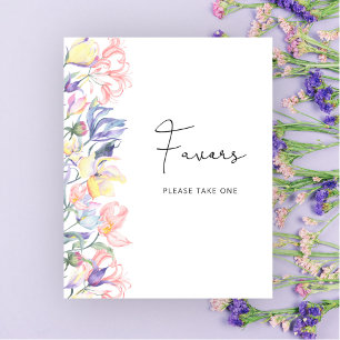 A little wildflowers is on the way Favours Poster