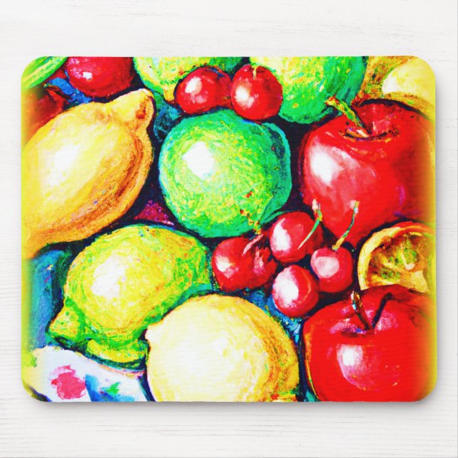A Lively Fruits Painting. Buy Now Mouse Pad (Front)