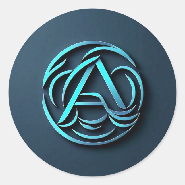 a logo Stickers  (Front)