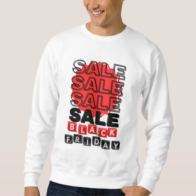 A logo that suggests Black Friday sales is uniquel Sweatshirt (Front)