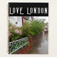 A London Street and rain England