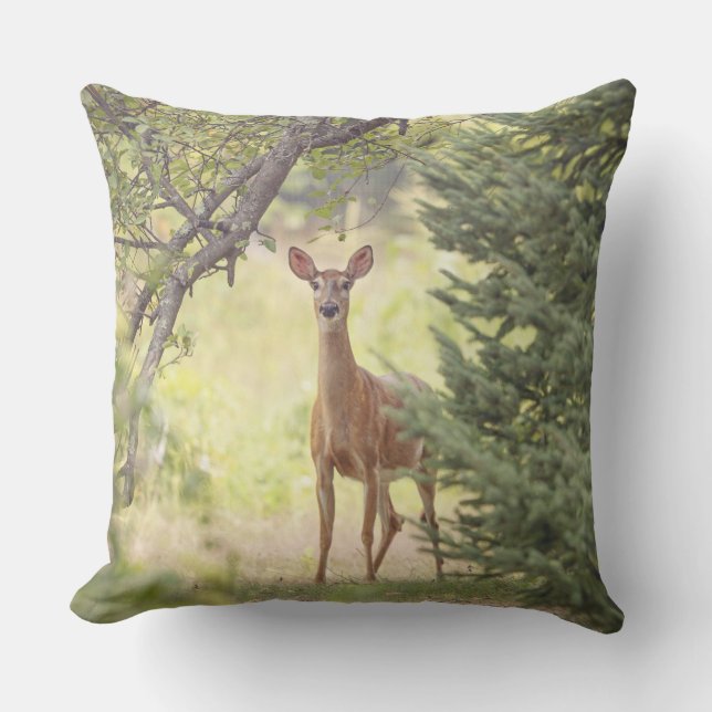 A Lone Deer  Cushion (Front)