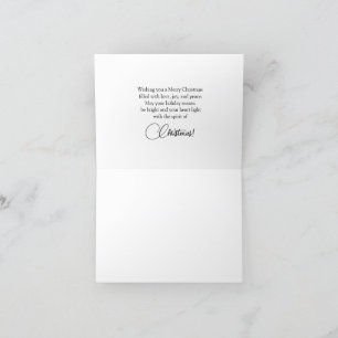 A Lone Reindeer’s Blessing Christmas Card