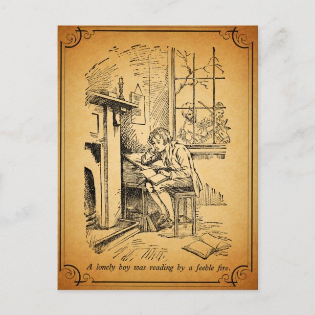 A Lonely Boy Postcard (Front)