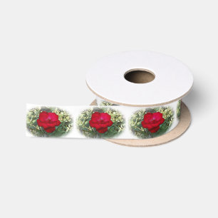 A lonely rose satin ribbon