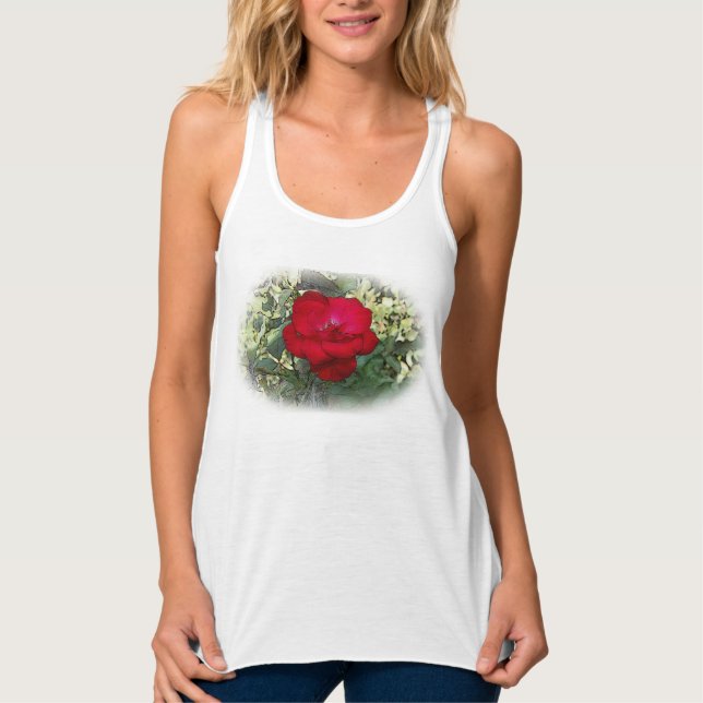 A lonely rose singlet (Front)