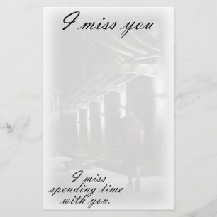 A Lonely Walk Stationery