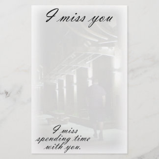 A Lonely Walk Stationery