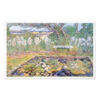 A Long Island Garden by Frederick Childe Hassam Photo Print