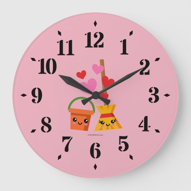 A Long Lasting Love Large Clock (Front)