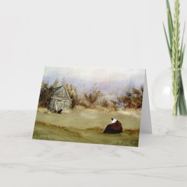 A Long Wait Greeting Card (Front)