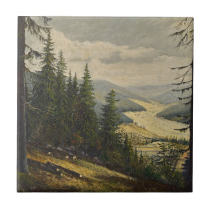 A Look at the Black Forest – Karl Julius Wilhelm  Tile