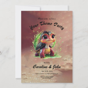 A look full of charm and adventure, invitation