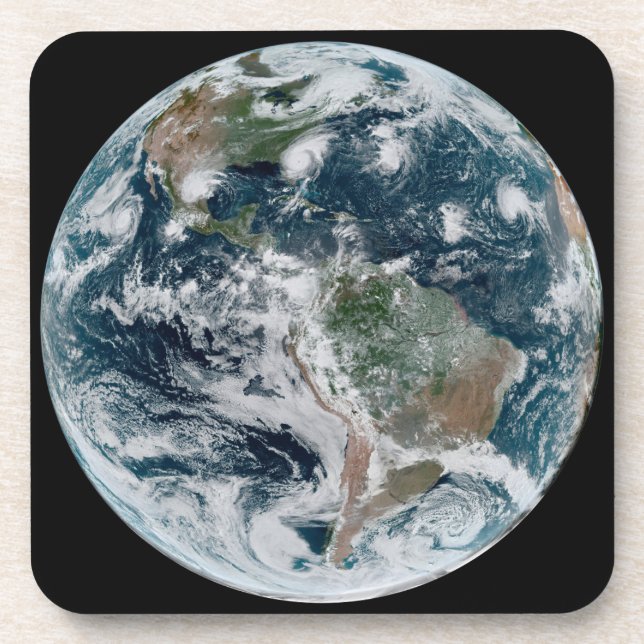 A Loose Chain Of Tropical Cyclones Coaster (Front)