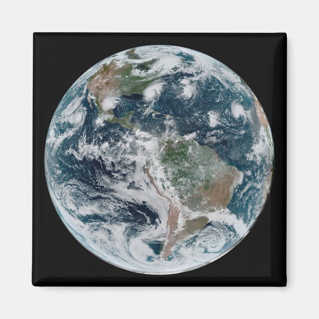 A Loose Chain Of Tropical Cyclones Magnet (Front)