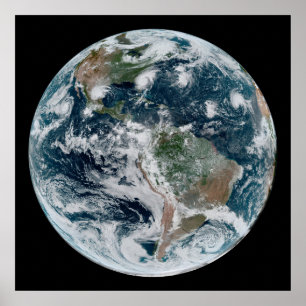 A Loose Chain Of Tropical Cyclones Poster