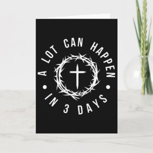 A Lot Can Happen In 3 Days Christian Cross Jesus E Card