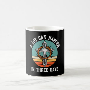 A Lot Can Happen In 3 Days Easter Jesus Christian Coffee Mug
