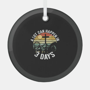 A Lot Can Happen In 3 Days Jesus Christ Happy East Glass Tree Decoration