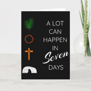 A Lot Can Happen In 7 Days Palm Sunday Holy Week E Card