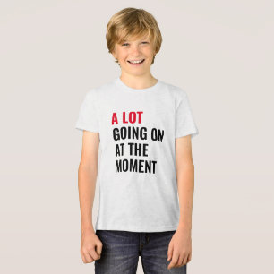 A Lot Going On at The Moment Funny Saying Concert Tri-Blend Shirt